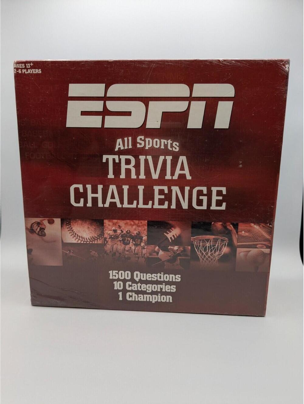 ESPN All Sports Trivia Challenge Game 2005, Vintage, New in Shrink Wrap